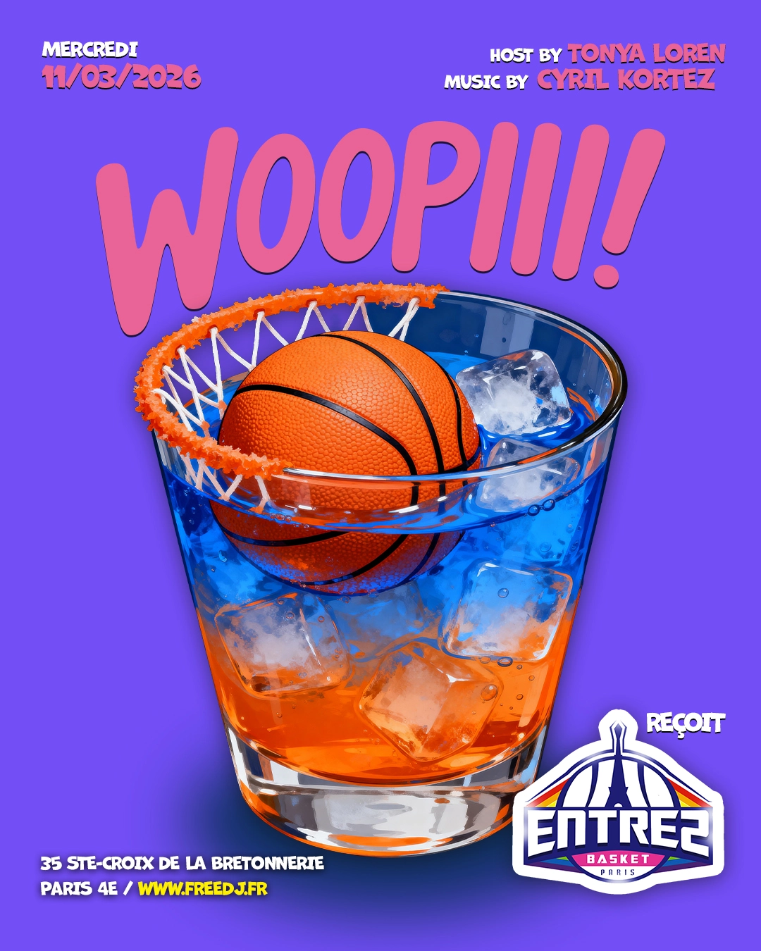 Woopiii reçoit Entre 2 Basket